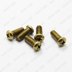 M2 M2.5 M3 M4 M5 M6 M8 Solid Brass Phillips Cross Pan Head Machine Screws Bolt