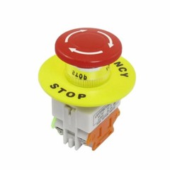 Red Mushroom Emergency Stop Shut Off Push Button Switch NO + NC 22mm CNC Gecko