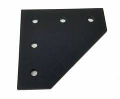 Black 90° Plate Bracket for 3030 Extrusion