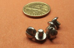 18-8 Stainless Steel Pan Head Slotted Machine Screw 8-32 x 3/16″, 300 pcs