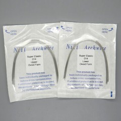 Dental Orthodontic Arch Wire Super Elastic Niti Round Ovoid Upper/Lower 012-020
