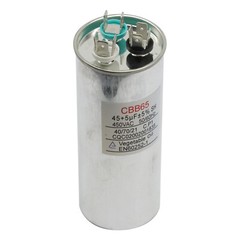 6Pcs Dual Run AC Capacitor 45+5 MFD µF 370-440VAC 50/60Hz 5% HVAC