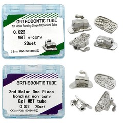 tubos de ortodoncia Orthodontic Buccal Tubes Roth MBT 022 1st 2nd Molar Tube