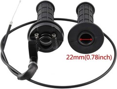 7/8″ Handle Grip Twist Throttle Cable for 50cc 90cc 110cc 125cc 140cc 150cc 200c