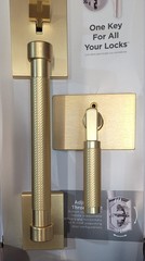 Kwikset Prava Front Door Lock Handleset Deadbolt Entry Lever Handle Satin Brass