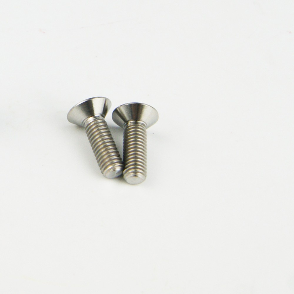 2pcs M5 M6 M8 Titanium DIN 7991 Countersunk Flat Pan Head Bolts Screws Fastener