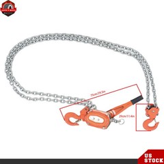 6 Ton 13200LB Lever Block Chain Hoist Ratchet Type Come Along Puller 10FT Lifter