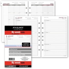 2026 At-A-Glance 061-285Y Day Runner Weekly Monthly Planner Refill, Size 4