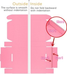 Pink Shipping Boxes for Small Business Pack of 15-12x10x6 inches Cardboard Co…