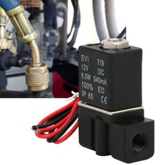 2 Pack 2 Way Normally Closed DC 12V Electric Solenoid Air Valve 1/4″ NPT