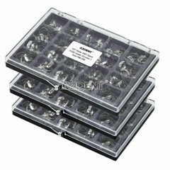 80PCS Bandas dentales ortodoncia para el primer molar con tubos bucales MBT 022