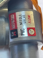 HAYWARD NV10050T 1/2″ PVC Needle Valve, NEW OLD STOCK (26MY122)