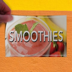 Decal Stickers Smoothies Restaurant Cafe Bar A Vinyl Store Sign Label
