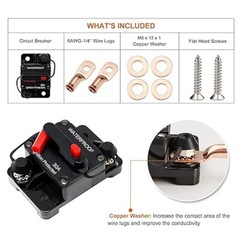 2 pcs 30 Amp Circuit Breaker for Boat Trolling Motor Marine Trailer Vehicles
