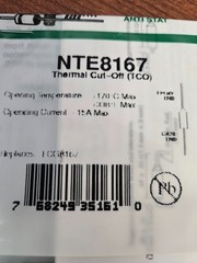 NTE8167 Thermal Cut-Off (TCO) ECG8167 SK948
