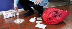 Compact 22-Piece Spill Kit – Ensure Compliance & Safety During Blood Cleanup