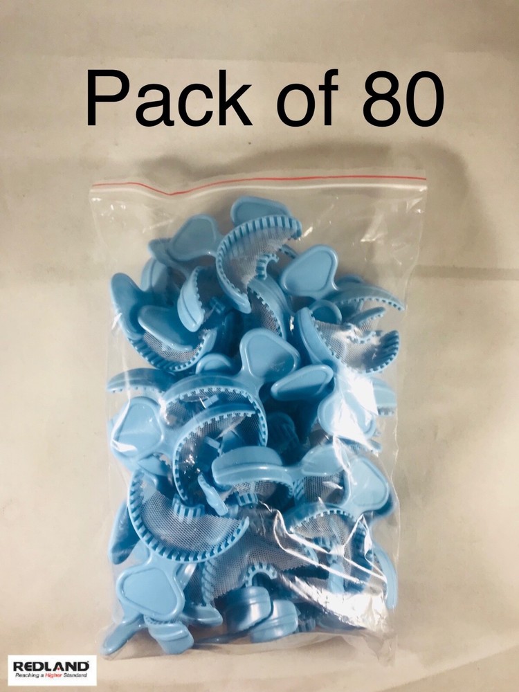 80pcs/box Dental Disposable Super Rigid Bite Trays -Anterior, Redland