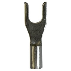 (200) Non-Insulated 22-18 AWG Spade Terminal #6 Fork Uninsulated Wire Connector