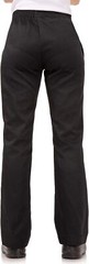 NWT CHEFWEAR WOMEN’S BAGGY COTTON BLACK CHEF PANT Size XS-3XL