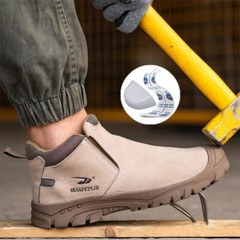 Safety Shoes Men Indestructible Shoes Construction Work Shoes Male Welder Boots