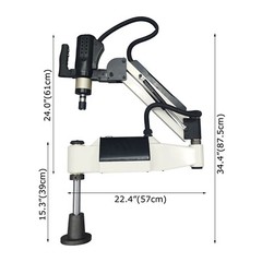 M3-M16 Vertical Threading Tapping Machine Metalworking Drills Tapper Arm