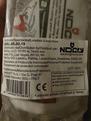 NoCry Safety Glasses UV400 Protection Full Frame Clear Lens MPN 505U.00.00.19