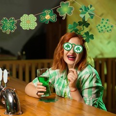 120 Pcs Wooden St. Patrick’s Crafts Shamrock Ornament to Paint DIY Unfinished