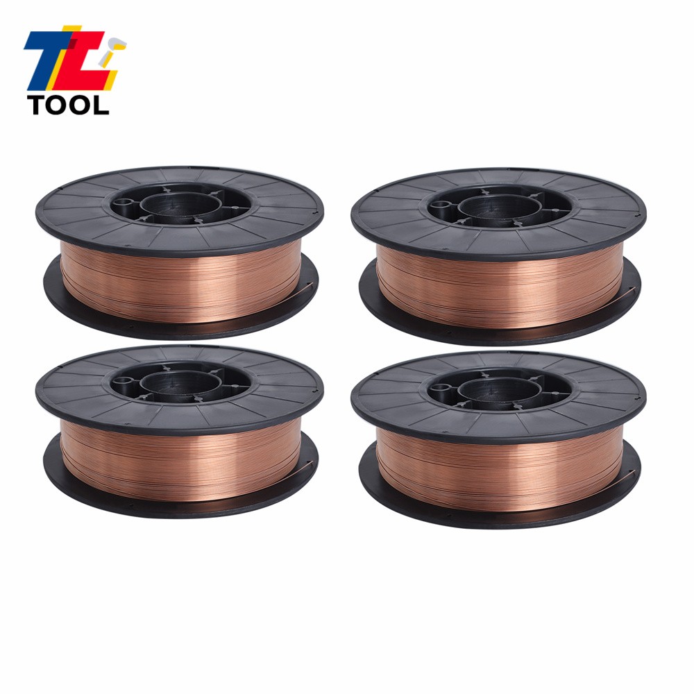 4 Pack ER70S-6 .035″ (0.9mm) Mild Steel MIG Welding Wire Spool 10-lbs Roll