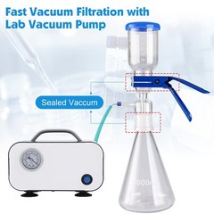 1000mL Lab Vacuum Filtration Distillation Apparatus, Glass Suction Filtering Kit