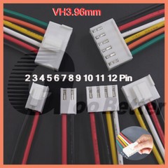 VH3.96mm Pitch Female Plug Connector Cable Wire 2 3 4 5 6 7 8 9 10 11 12 Pin