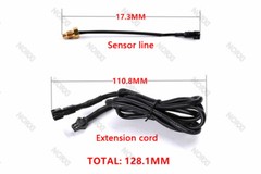 Water Temp Gauge Digital Display Temperature 0~120℃ Car Motorcycle Meter Sensor