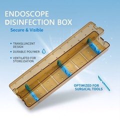 PPSU Sterilization Tray Autoclave Case for Laparoscope Cystoscope Hysteroscope