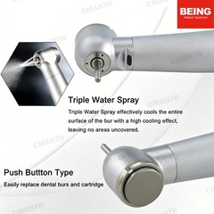 BEING Dental Fiber Optic High Speed Handpiece LED 4/6 Holes Coupler For KAVO NSK