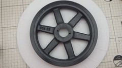Browning 2BK110H Cast Iron 2-Groove V-Belt Sheave Pulley 10.75″ OD NOS