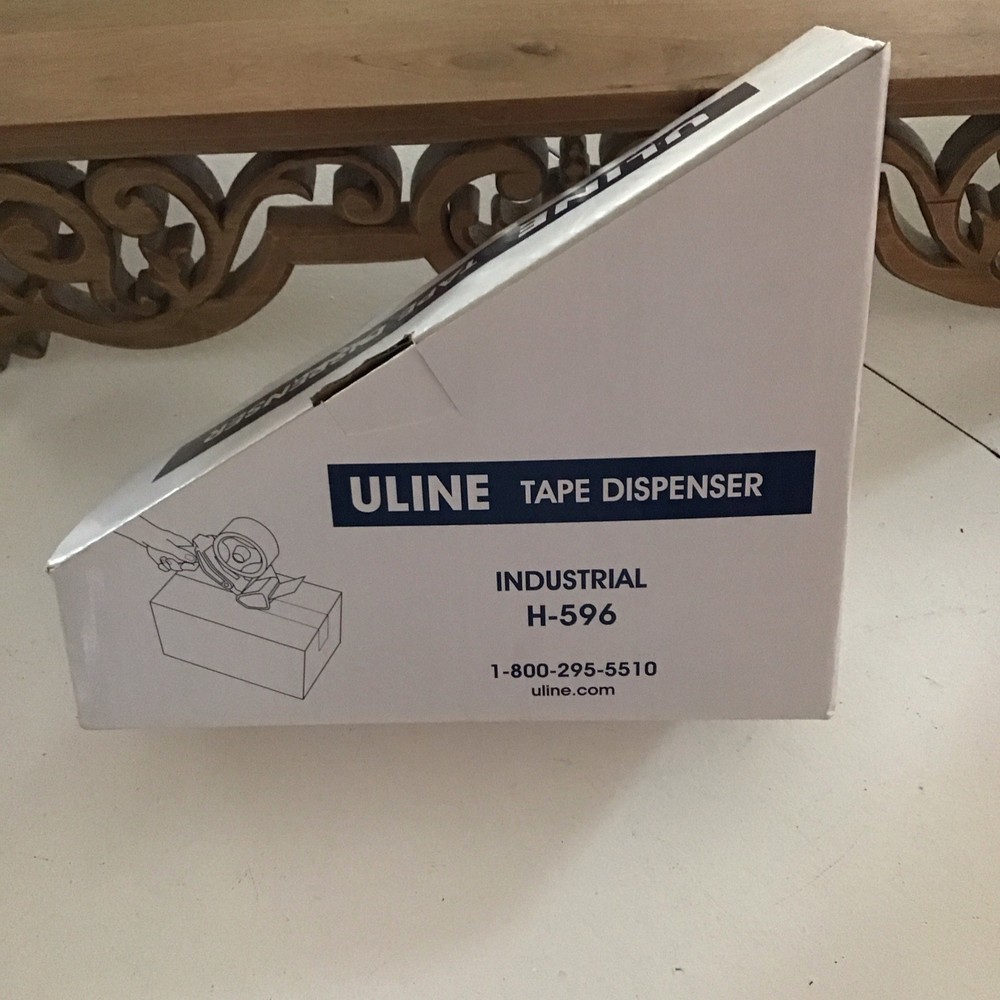 Uline 3″ Industrial Side Loader Taper Dispenser Packing Tape Gun- H-596