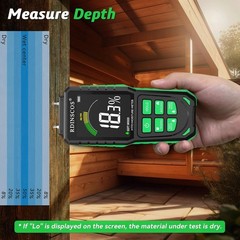 RDINSCOS Rechargeable Moisture Meter for Wood, Walls & Hardwood