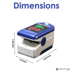 USA ColorLED Finger tip Pulse Oximeter SpO2 Monitor LK87 2xAAA USA (Damaged Box)