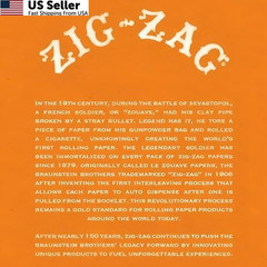 Zig-Zag Organic Hemp Rolling Paper Pre Rolled Cones 1 1/4 Size 24 Pack