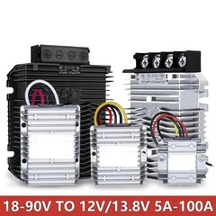 DC DC Converter 24V 36V 48V 60V 72V To 12V/13.8V Step Down Voltage Reducer
