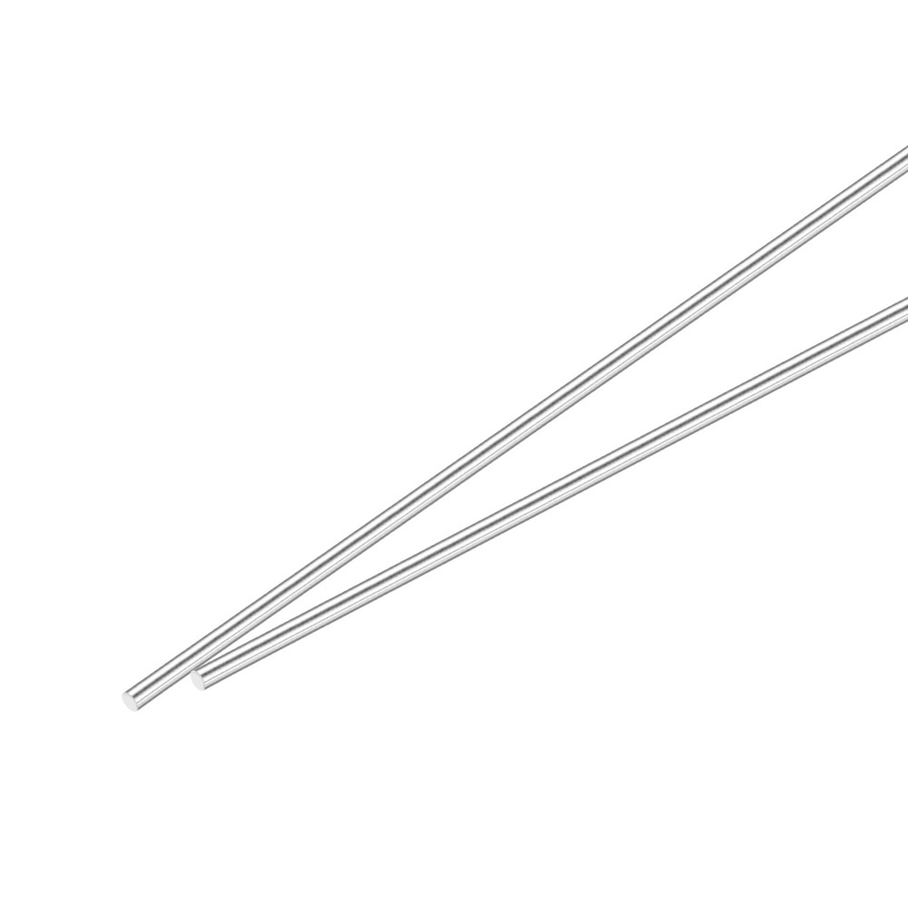 2Pack 1/4″ x 24″ 316 Stainless Steel Solid Round Rods for DIY Craft
