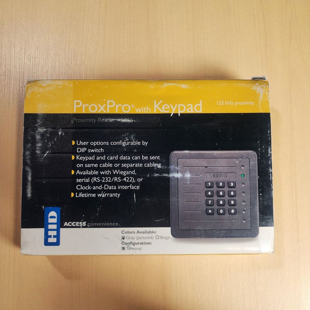 READ HID 5355AGK14 ProxPro with Keypad Access Control Reader Gray – Assa Abloy