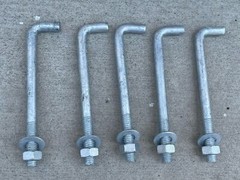 Sandbaggy 1/2″ x 6″ Threaded Concrete Anchor L-Bolts – Hot Dipped Galvanized