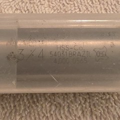 OSG 5403100 End Mill 3/4″ Dia 3/4” Shank 4 Flute NEW OSG 54031