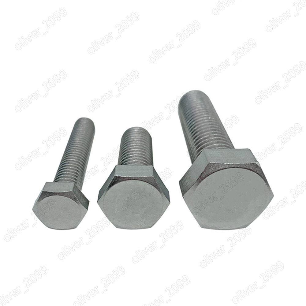 Fine Thread 304 Stainless Steel Hexagon Bolt Hex Head Cap Screws 10# 1/4 5/16