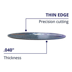 10 Pack 4-1/2″ .040″ Cut-off Wheel 4.5 Cutting Discs Stainless Steel & Metal