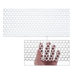 11.8″ x 5.9″ 304 Stainless Steel Perforated Sheet 0.39″ Hole 19GA Expanded Mesh