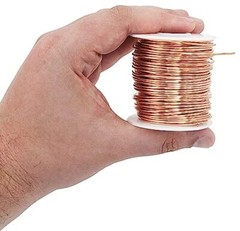 3 Pack 1 Pound 16 Gauge Bare Copper Wire, 126 Feet per Spool, Soft and Non-In…