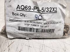 (Pack of 10) Unbranded AQ69-PS-5/32X2 5/32″ Tube x 1/8″ NPT 90° Swivel Elbow New