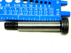 (TWO) 1/2 x 2″ L SHOULDER BOLT 3/8-16 THREAD 3/4″ HEAD HR