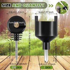 Rust-Resistant Electric Fence Insulators – 200 Pcs for Safe Animal Control